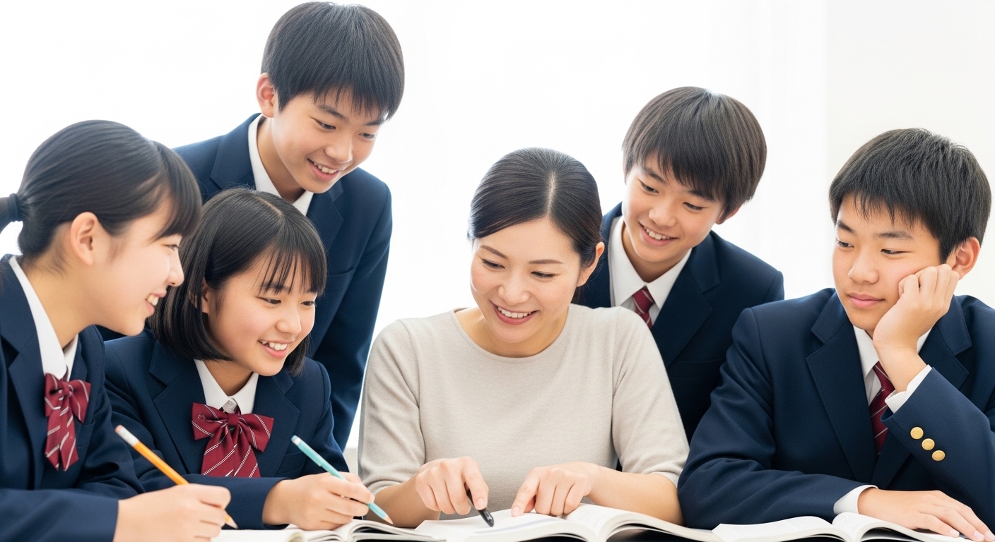 講師と生徒の交流